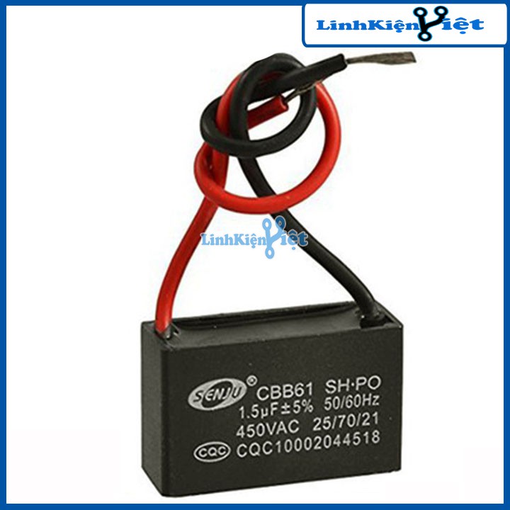 Tụ Quạt 400VAC 50/60Hz 1.5UF