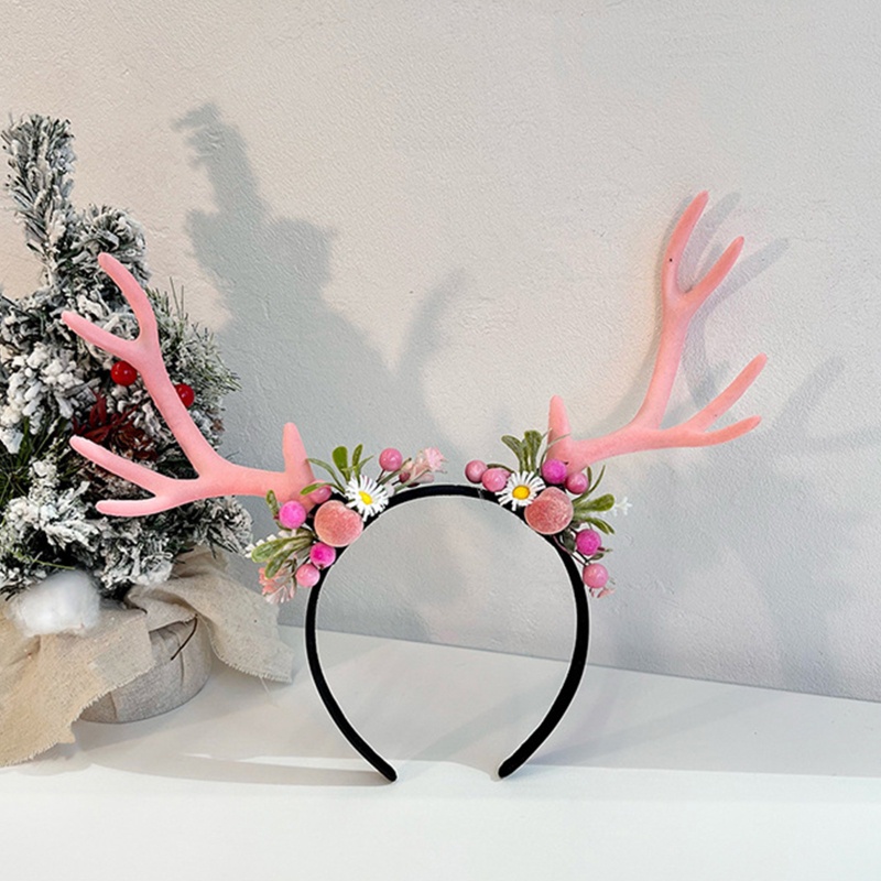 Cài Tóc Hình Sừng Tuần Lộc Hoạt Hình Cho Bé Gái