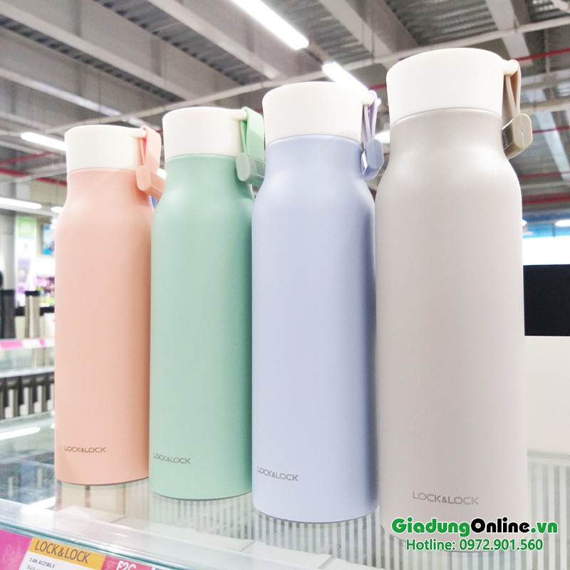 Bình giữ nhiệt Lock&Lock Name Tumbler LHC4125BLU 500ml - Màu xanh dương