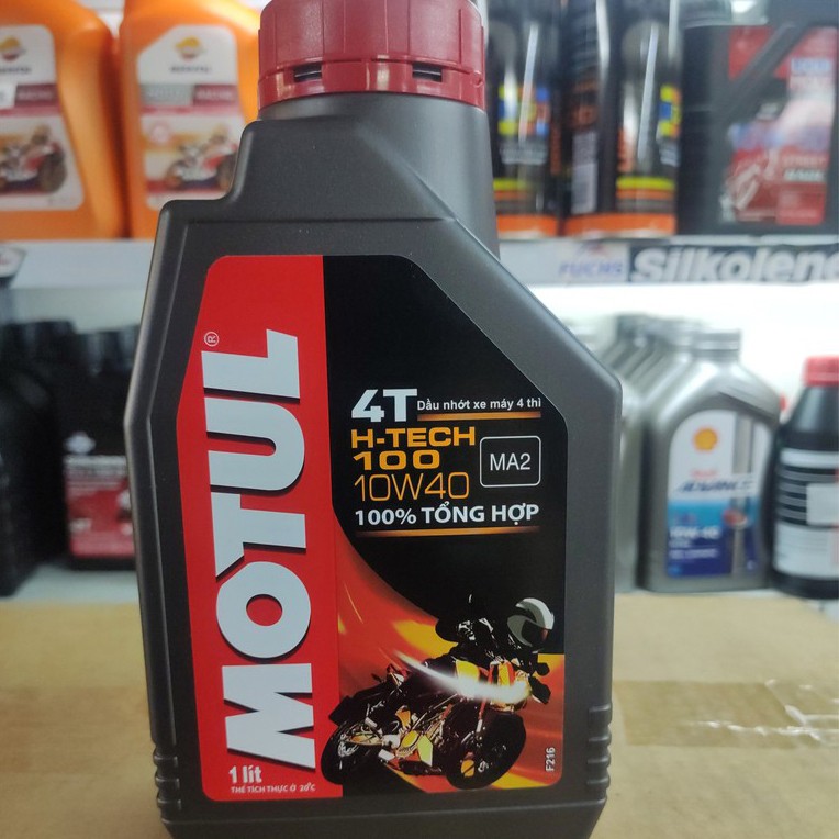 Nhớt Motul H-Tech 100 10w40 Dành Cho Xe Số, Xe Côn Tay