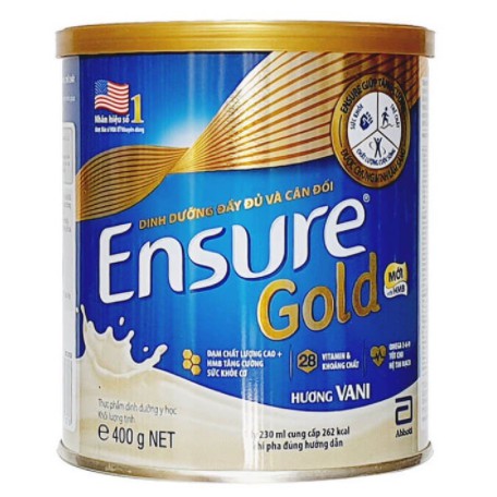 [Combo 3] Sữa Ensure Gold bột có HMB 400g (Date mới) - Hàng chính hãng