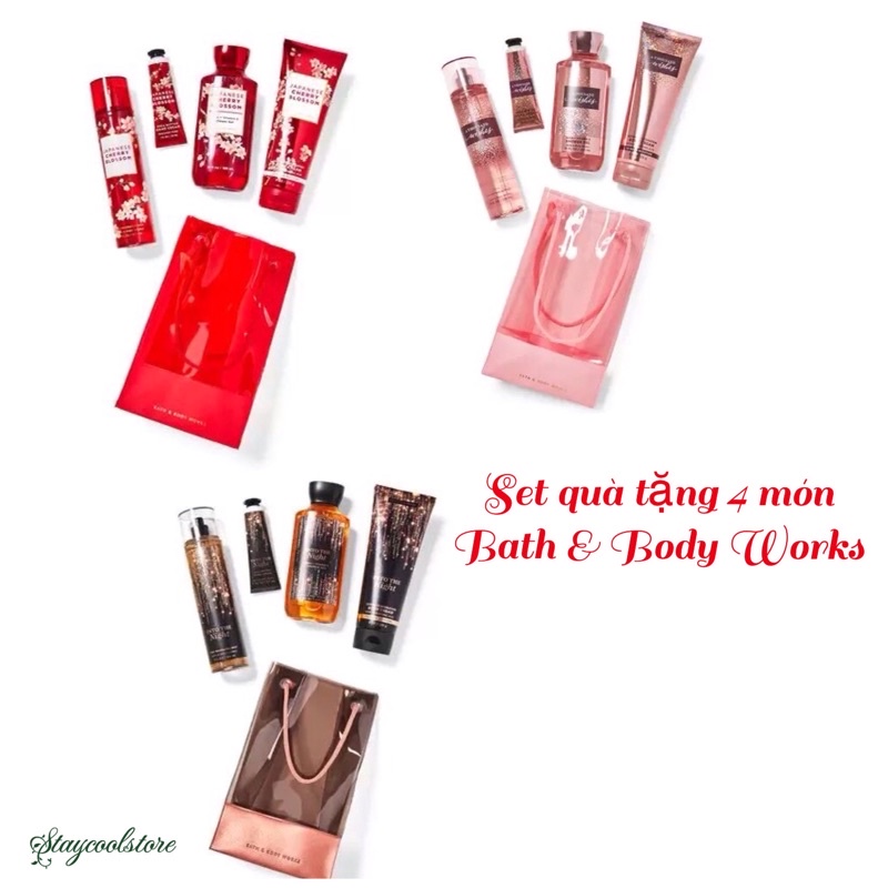 Hàng Mỹ-Set quà tặng GIFT SET Bath &amp; Body Works