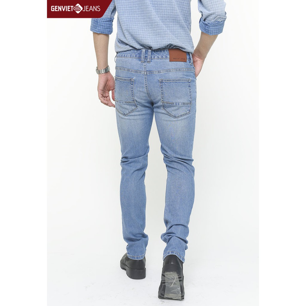 Quần dài jeans nam GENVIET - D1102J710 | BigBuy360 - bigbuy360.vn