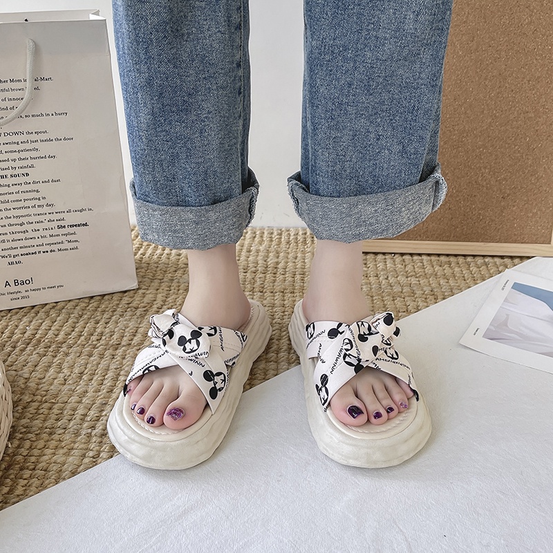 Dép đế IELGY bằng thời trang giản dị cho nữ