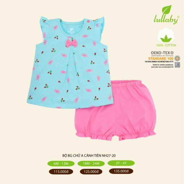 Bộ cộc Lullaby bé gái