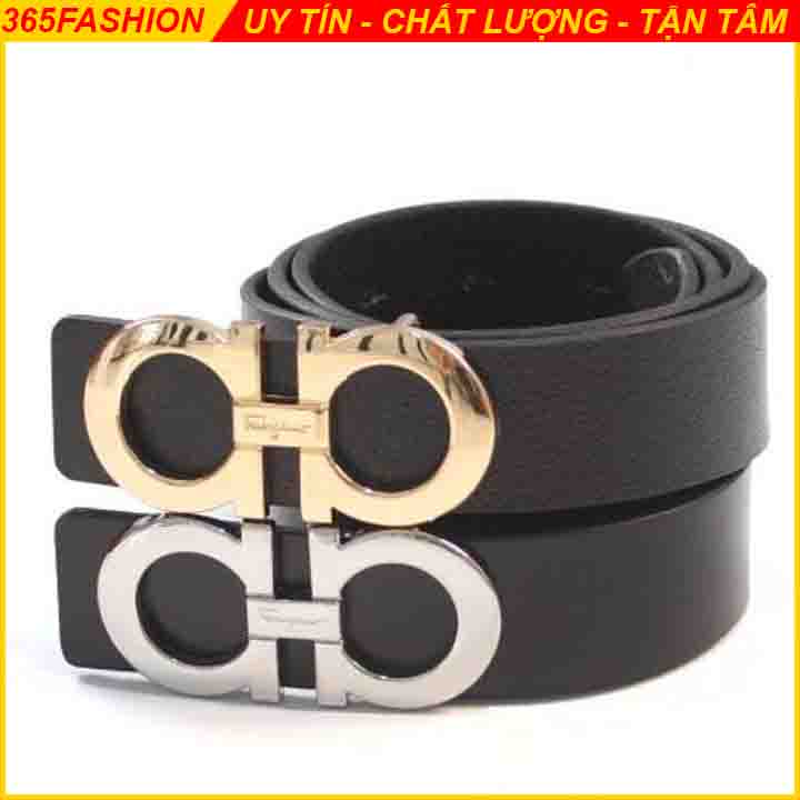 Thắt Lưng Nam 2 chữ a, Dây Nịt Chữ a Mặt Khóa Kim Loại Đúc, Đây Da Bò Nguyên Miếng Siêu Bền - 365fashion
