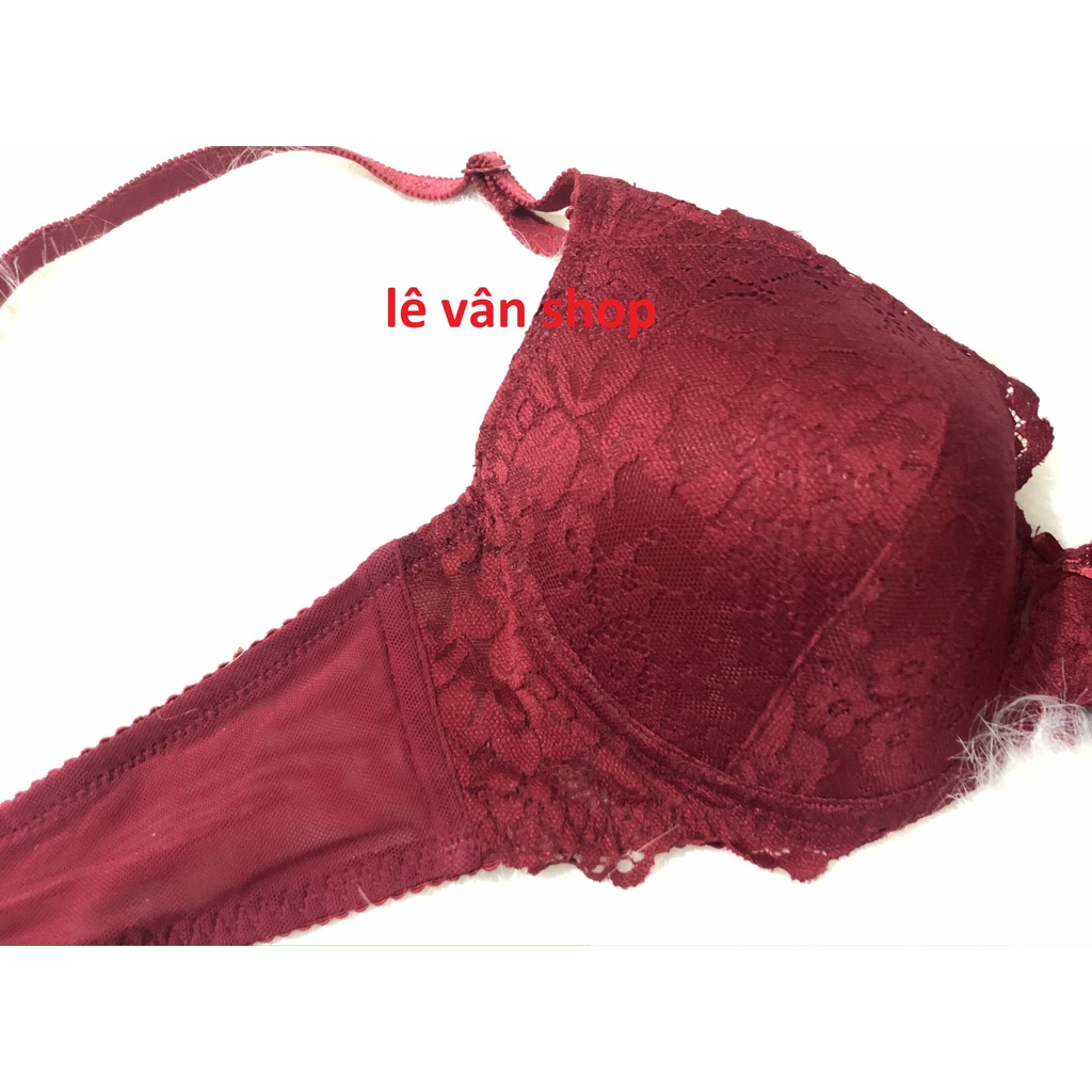 Áo ngực boya mút ép mỏng, không gọng, ren