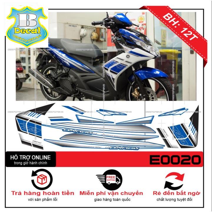 ( Quí khách vui lòng mang ra tiệm cho thợ dán ) Tem NOUVO 5 2014 MẪU ZIN [Bi Decal]