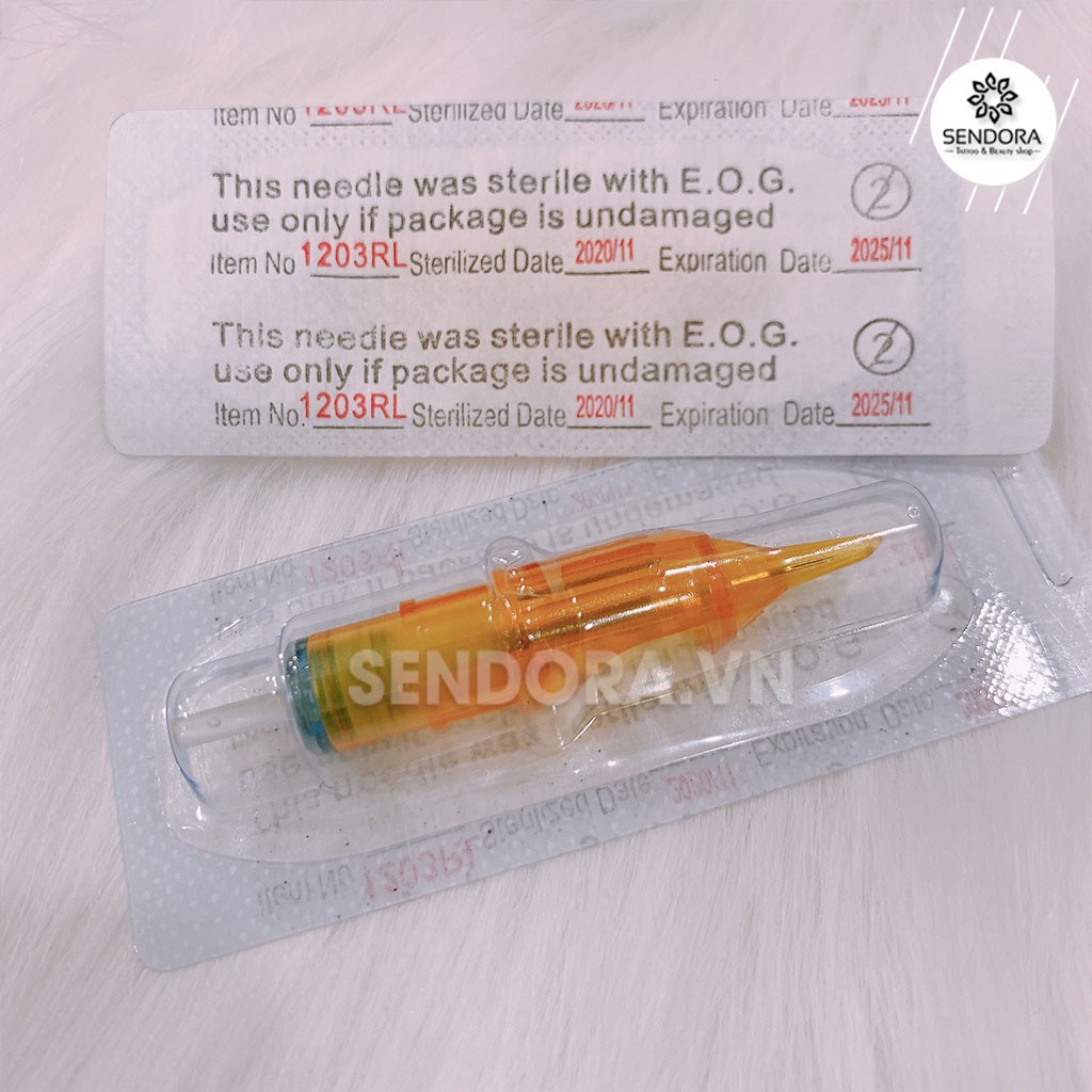 Hộp 20 Kim ngòi Máy Pen phun xăm - kim 1, 3, 7, 9, 15