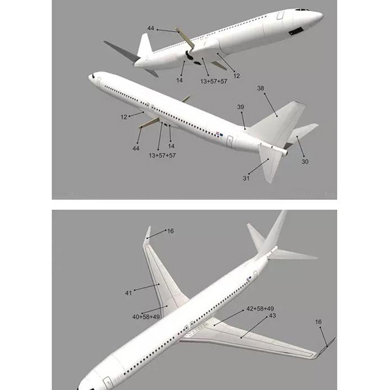 Mô Hình Máy Bay Boeing 737 Tỉ Lệ 1: