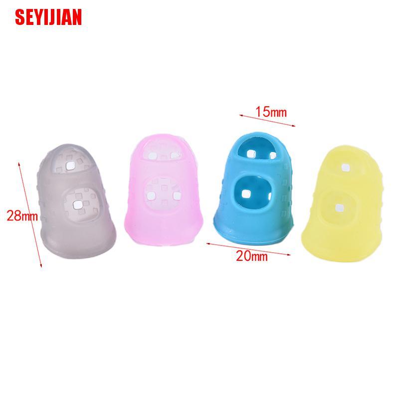 Set 10 Găng Tay Silicone Bảo Vệ Ngón Tay Chống Trượt Khi Chơi Guitar