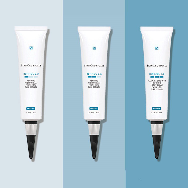 Kem dưỡng đêm chứa RETINOL 0.3 - 0.5 - 1.0 30ml SkinCeuticals bản Mỹ [Meoheo]