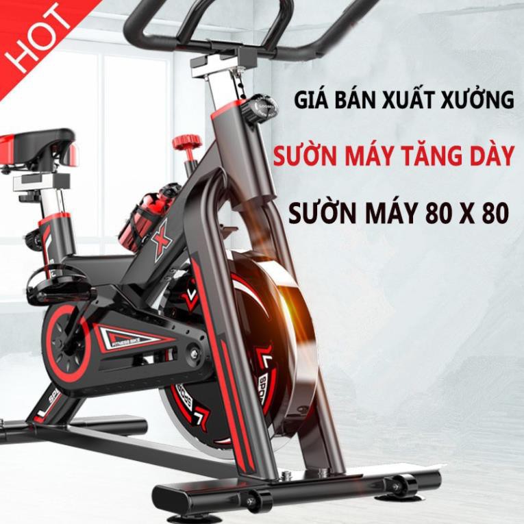 Xe đạp tập thể dục Air bike GH-709 thiết kế mới ( Chống ồn ) Bản tiếng anh xuất Mỹ