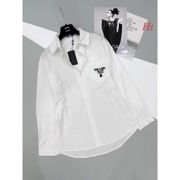 Áo sơ mi chữ PD dài tay