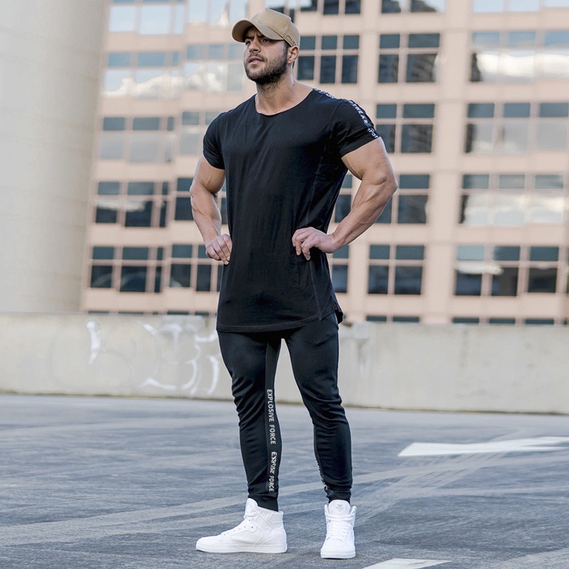 Quần Thể Thao Cotton Thoải Mái Ôm Dáng Cho Nam