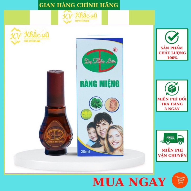Tinh dầu răng miệng Dạ Thảo Liên [ Nhà phân phối dạ thảo liên 35 ]