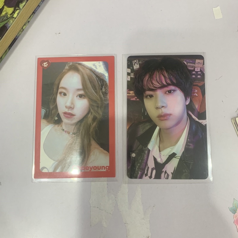 Card ssgt Jin BTS và Chaeyoung Twice Chính hãng