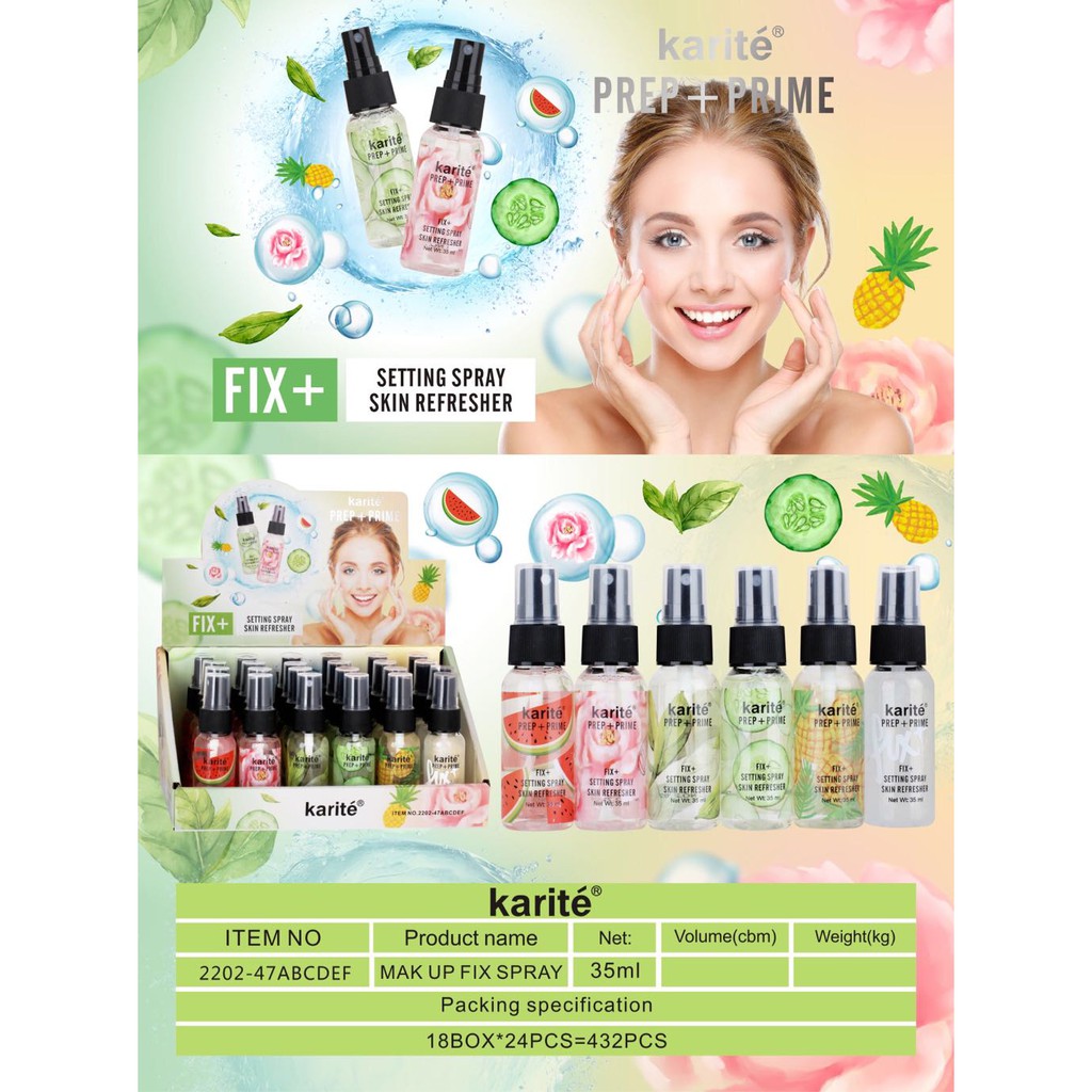 xịt khoáng makeup hoa quả 35ml DD G412 | BigBuy360 - bigbuy360.vn