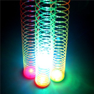 Slinky- Lò xo ma thuật cầu vồng có đèn 5cm (loại 1) siêu cool - Đồ chơi vận động