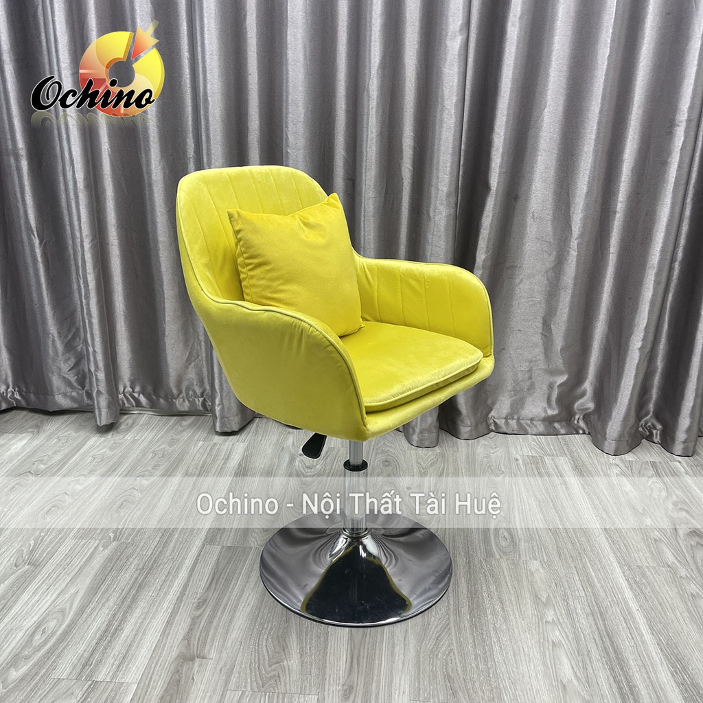 Ghế Xoay Văn Phòng, Ghế Xoay Học Sinh Chân Thấp 30-50Cm Mẫu Vân Sò Sang Chảnh (Hàng Có Sẵn)