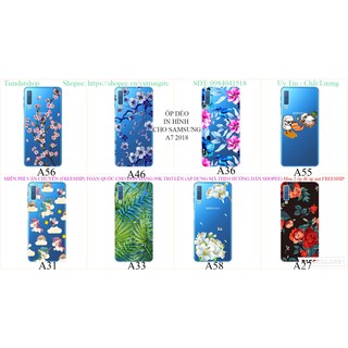 Ốp Dẻo Hoa Văn Samsung A7 2018