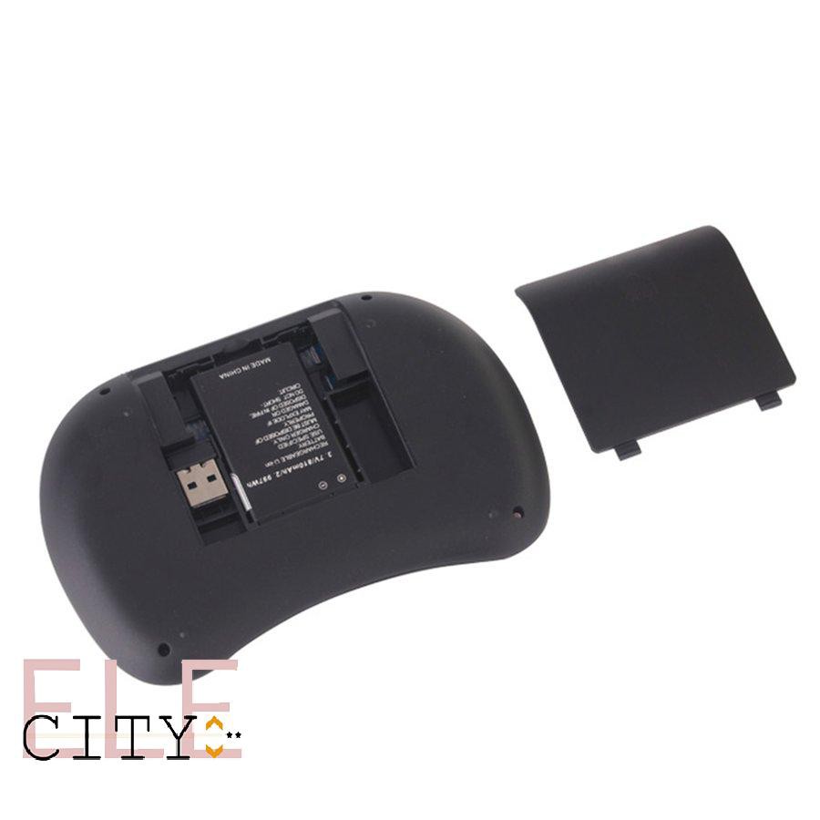 111ele} I8 Mini Size Handheld Wireless Keyboard Lightweight 2.4GHZ Multimedia Keyboard