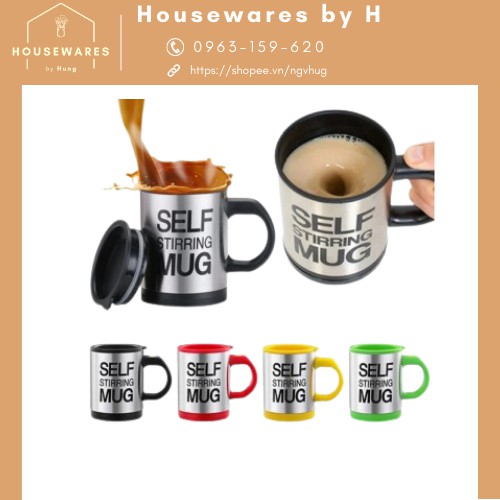 Cốc ly tự khuấy tự động - Tách Uống Cafe Tự Quấy Pha Chế MUG