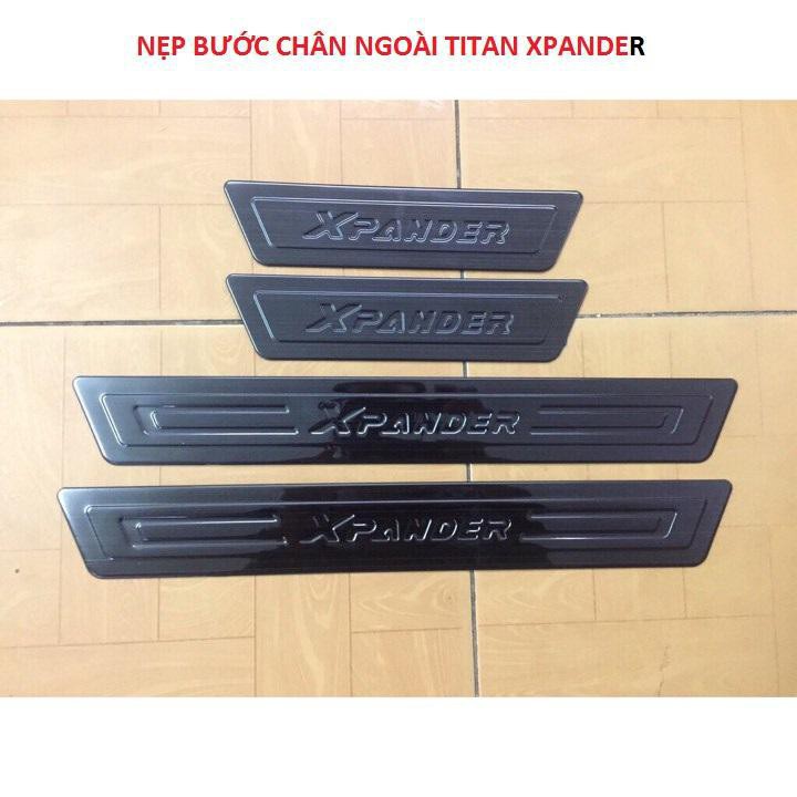 Bộ ốp bậc trong ngoài chống xước xe Mitsubishi Xpander 2018-2019 2020 titan Na No Smart Uy Tín Chất Lượng