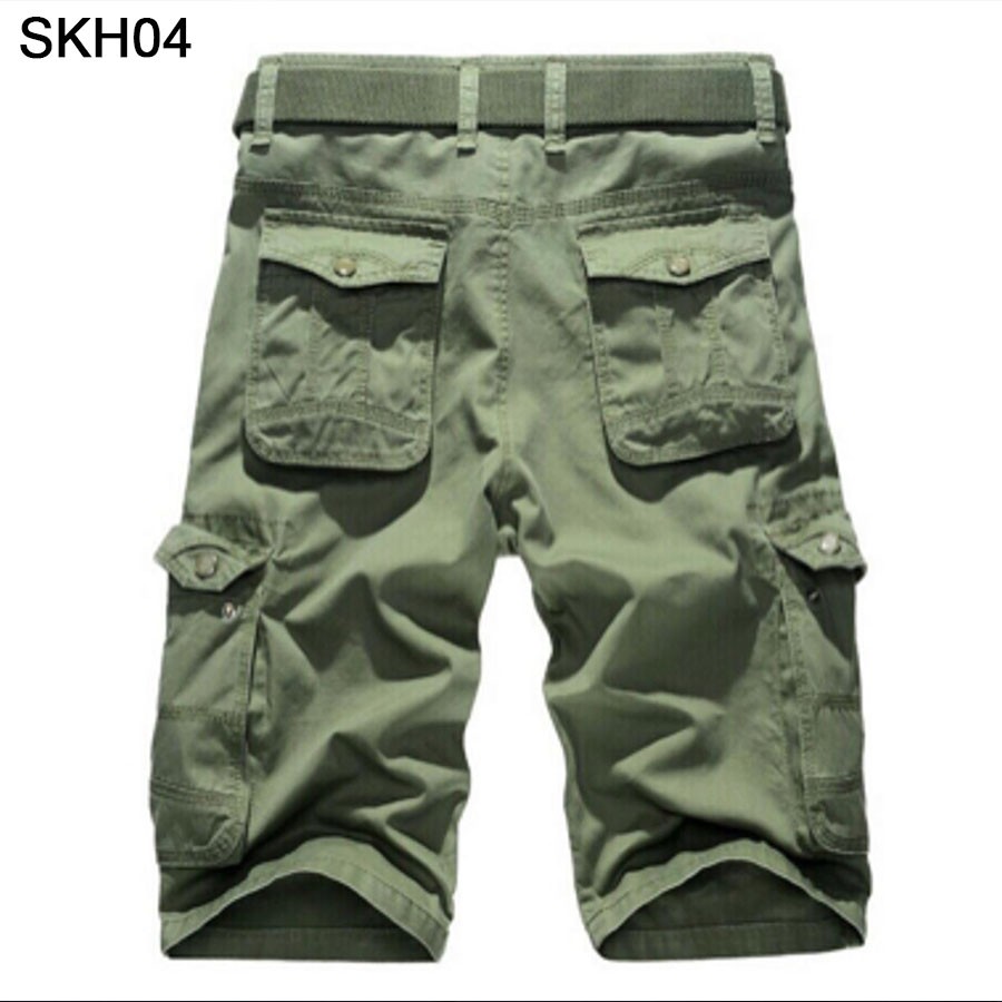 Quần short kaki nam túi hộp vải không xù lông không bay màu khi giặt 100% cotton quầnshort kaki form rộng QSKTH15