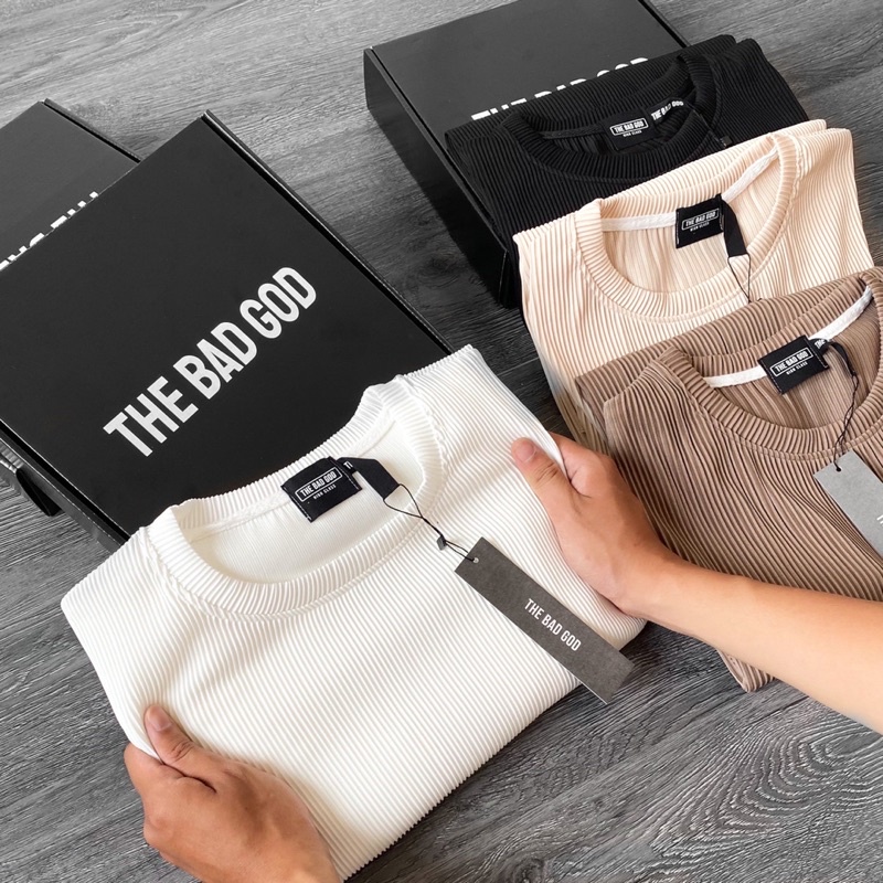 Áo thun basic cao cấp MSW Town , Áo phông xếp ly nam nữ