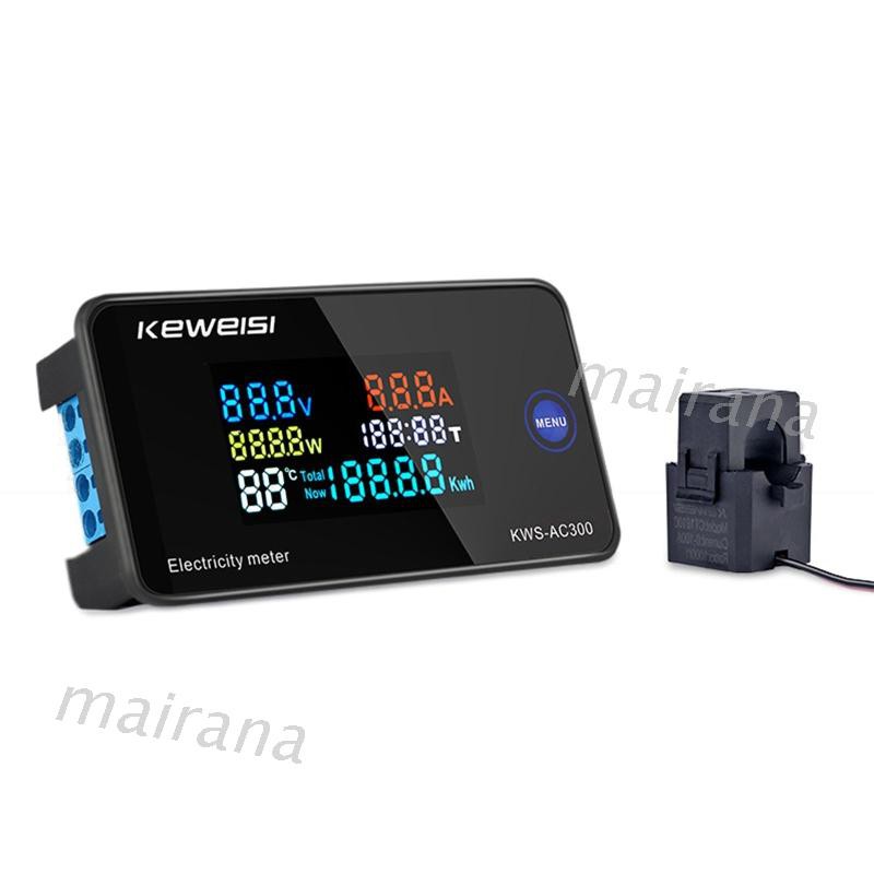 Vôn kế điện tử màn hình LCD AC 50-300V chất lượng cao