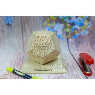 Đế của quả lịch 12 mặt (Đế đơn)