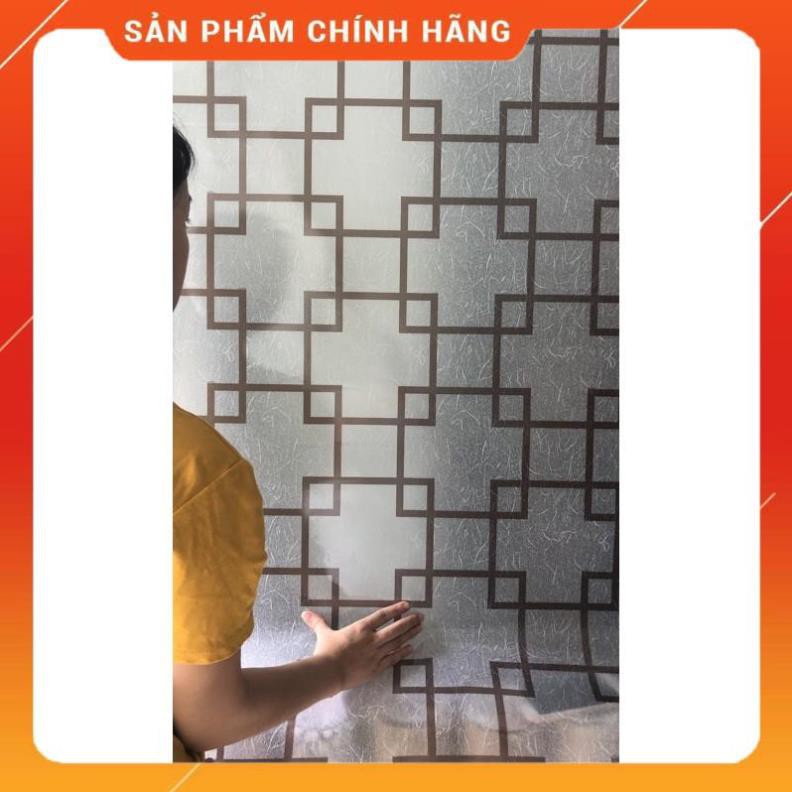 [ Bán Chạy ] giấy dán kính 3d ô vuông