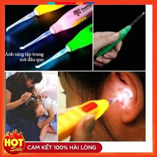 Combo 2 Bộ Lấy Ráy Tai Có Đèn An Toàn Tiện Lợi Cho Bé Và Gia Đình