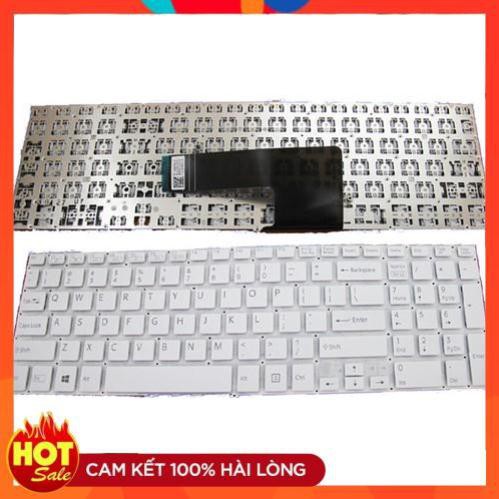 [Mã 253ELSALE hoàn 7% đơn 300K]  [FREESHIP 99K]_Bàn Phím laptop Sony VAIO SVF15, SVF-15/ Màu Đen - Trắng.