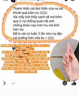 Đũa Thần Inner Làm Sạch Vùng Kín Trơn Tru