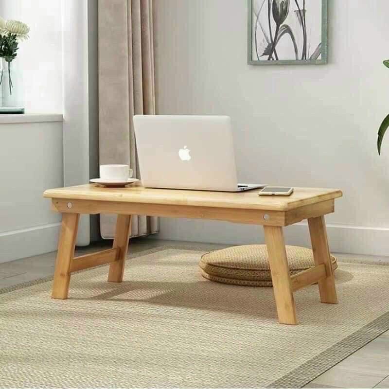 Bàn gỗ xếp gọn chân thanh chắc chắn, kích thước 40*60cm
