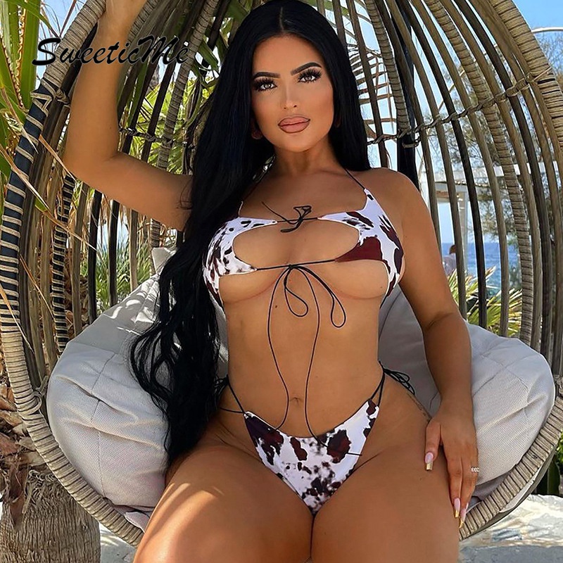 Bikini SweeticMe Dây Đeo Cổ   Gợi Cảm Hàng Mới