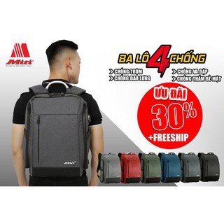 Balo laptop chính hãng 🍋FREE SHIP🍋 Balo đi học, đi làm, 4 chống vượt trội BL3734M[Miti]