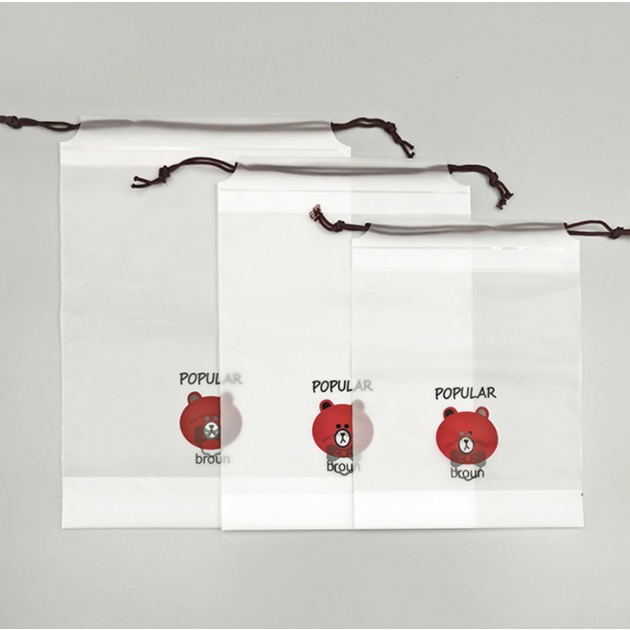 Túi nhựa dây rút chống thấm nước đựng đồ nhiều họa tiết