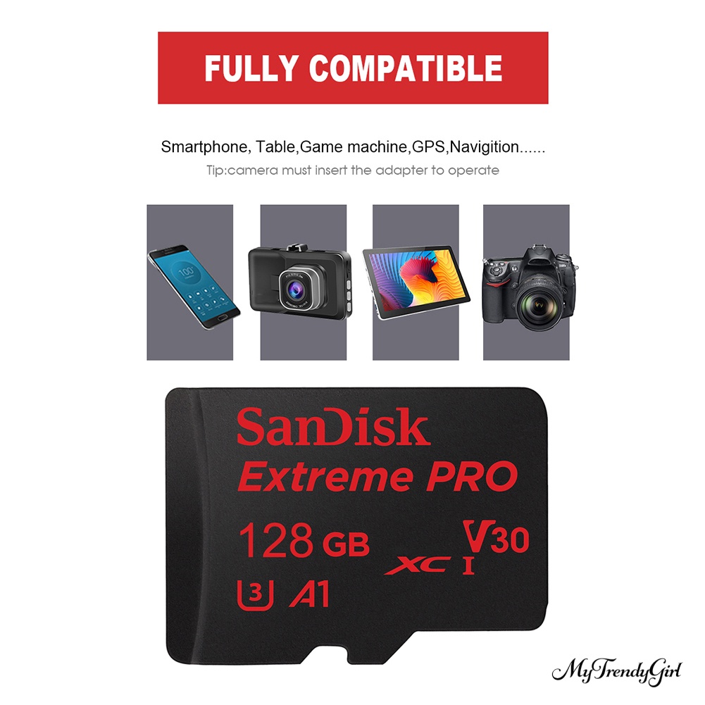 Thẻ Nhớ Tf 128 / 256gb Cho Điện Thoại / Máy Tính Bảng / Xe Hơi | BigBuy360 - bigbuy360.vn