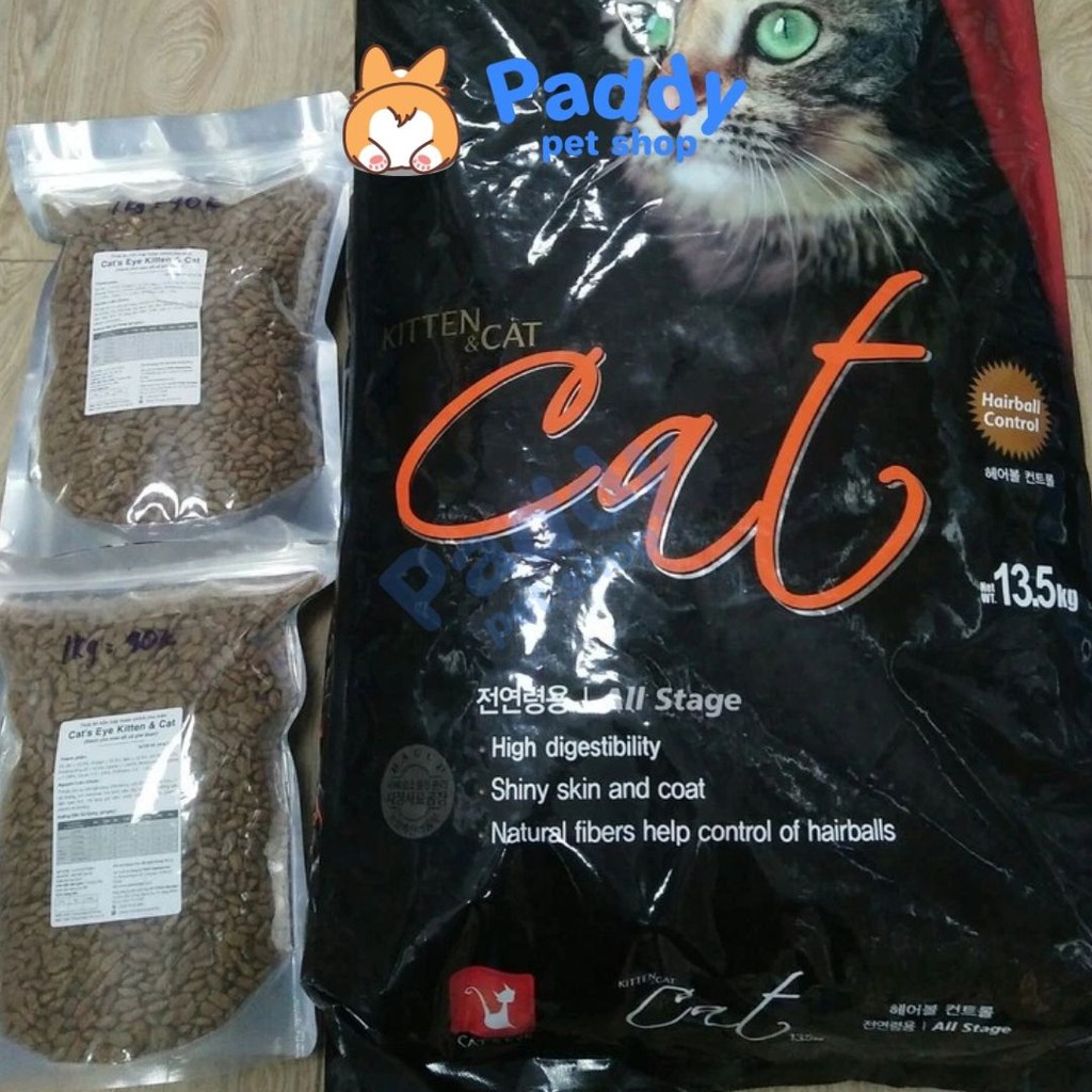 [Túi Chia 1kg] Hạt Catsrang - Cat's Eye Tiêu Búi Lông Cho Mèo Mọi Lứa Tuổi