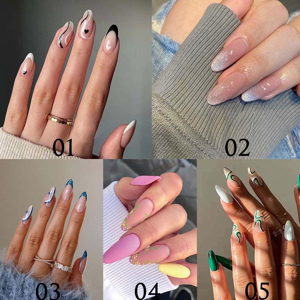 Bộ 24 Móng Tay Giả Có Thể Tháo Rời