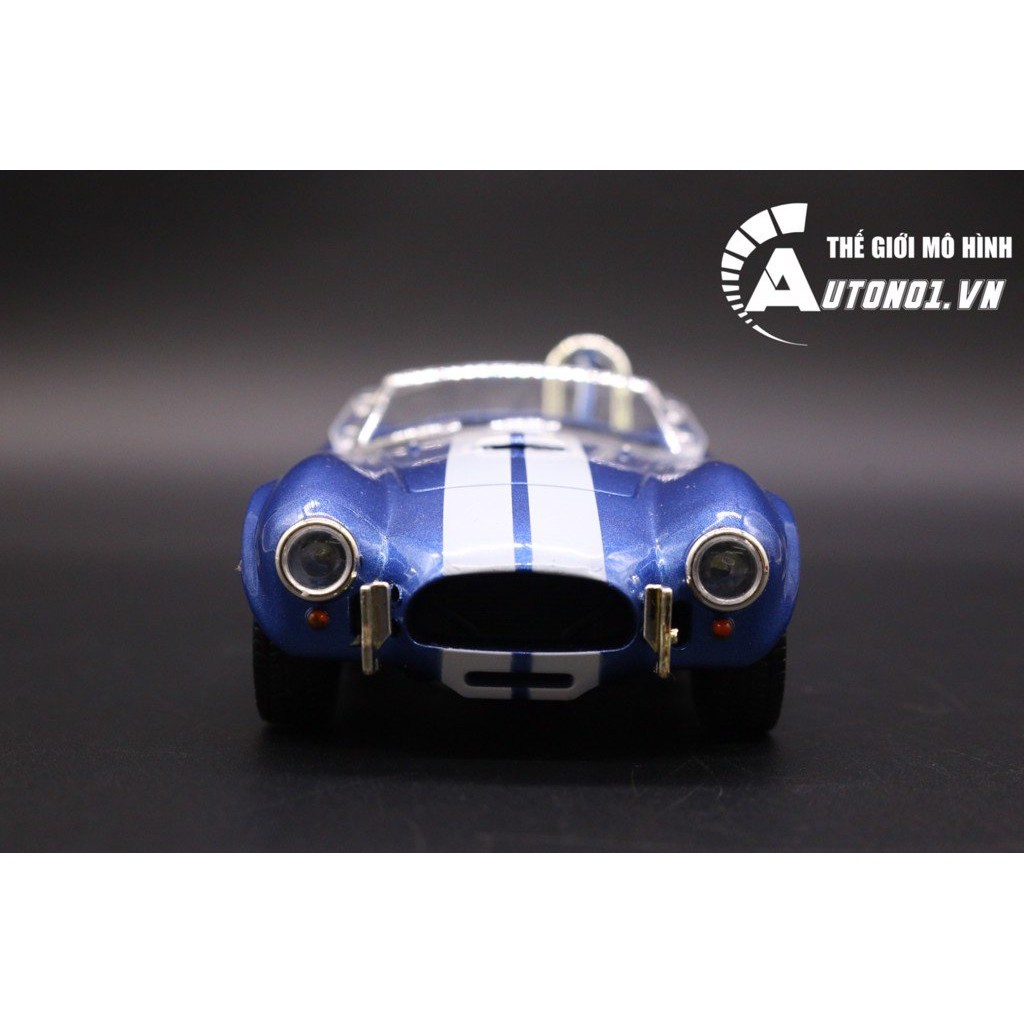 MÔ HÌNH XE SHELBY COBRA BLUE 1:26 MZ KHÔNG HỘP 1252