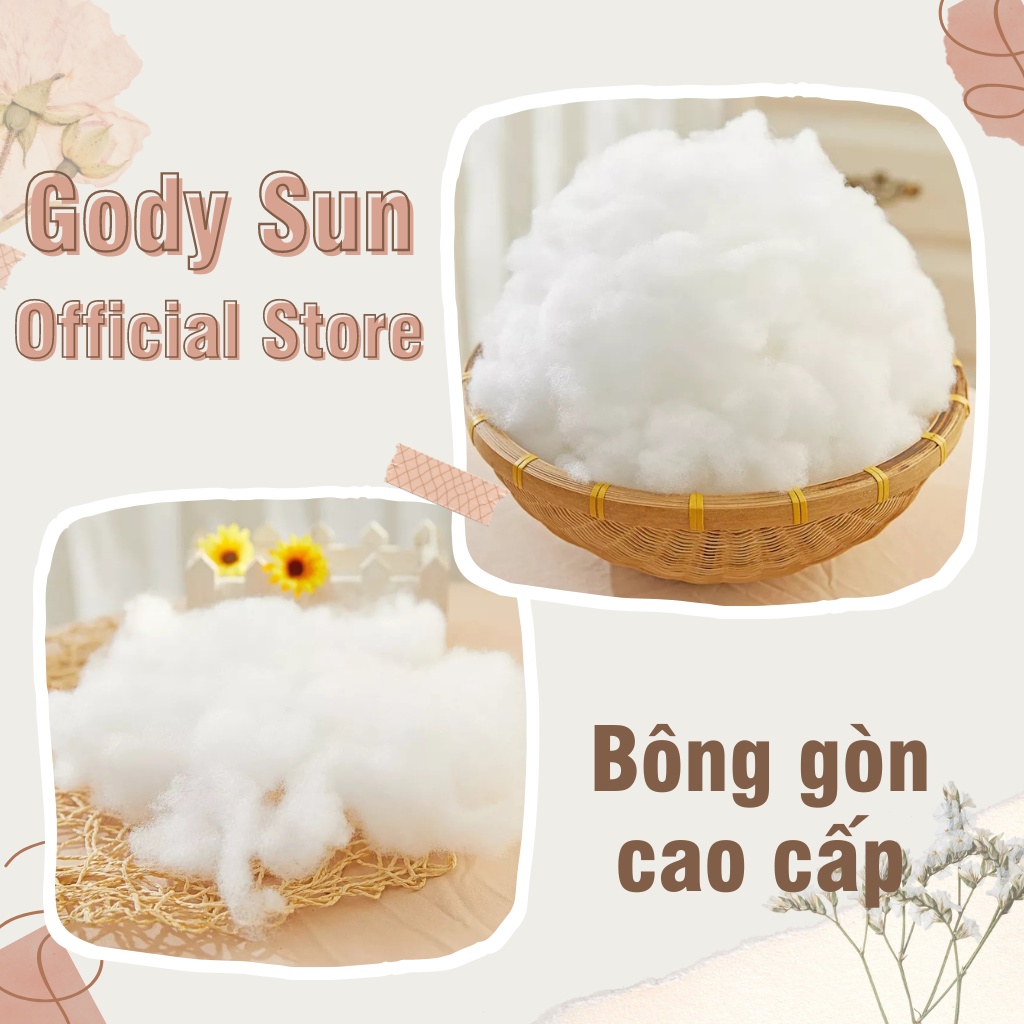 Bông gòn nhân tạo cao cấp Gody Sun 0,5kg siêu mềm mượt