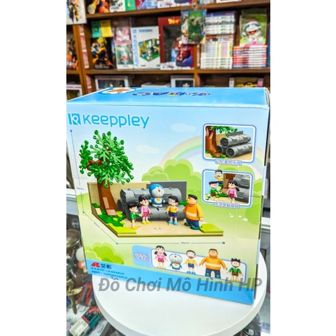 Doraemon: Bộ Lego 5 nhân vật Doraemon sân bóng chày.