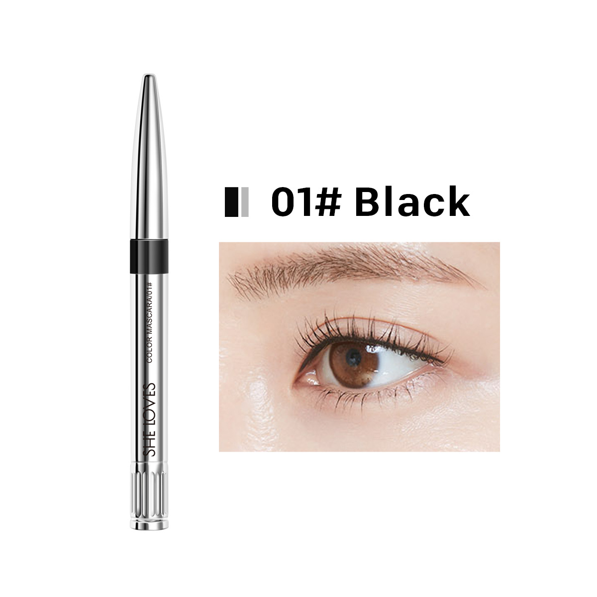 (Hàng Mới Về) Mascara Sheloves Với 8 Màu Tự Nhiên Tùy Chọn Nhanh Khô Độc Đáo