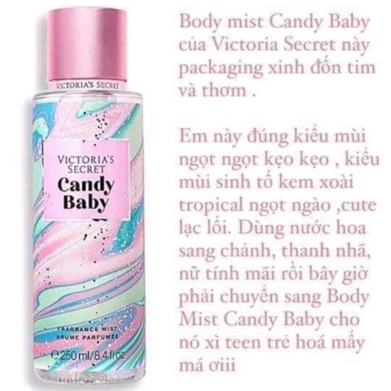 Xịt Thơm Toàn Thân BODY MIST VICTORIA’S SECRET 250ML — Xịt Thơm BODY VIC Mẫu Mới | BigBuy360 - bigbuy360.vn