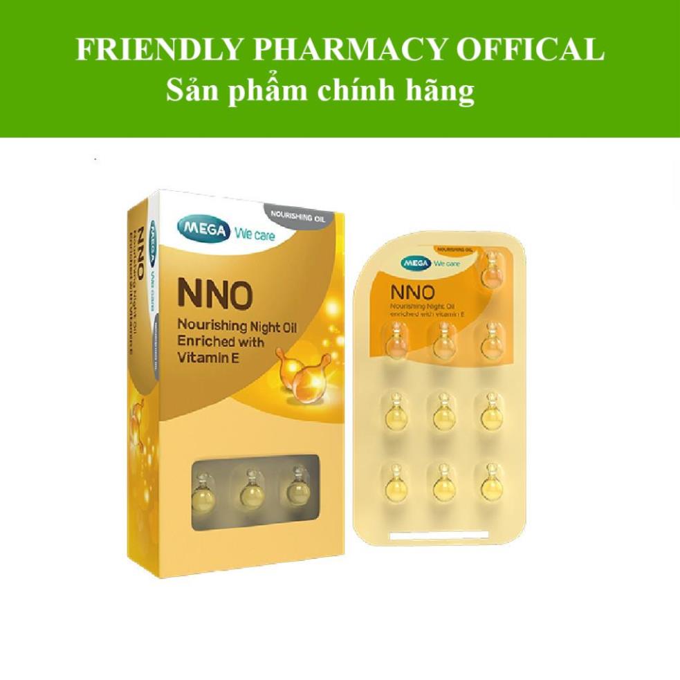 Serum Dưỡng Da Ban Đêm NNO Nourishing Night Oil giúp giữ ẩm làm trắng sáng da (30 Viên)