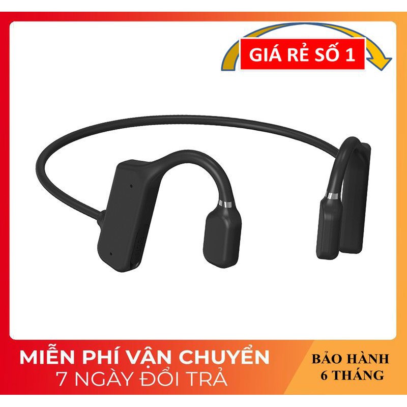 Tai Nghe Nhét Tai ❤️FRRESHIP❤️ Tai Nghe Dẫn Xương Truyền Âm Thanh Qua Xương Sọ - Tai Nghe Bluetooth X19 Âm Thanh Sống Độ